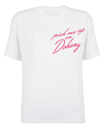 Pick Me Up on Doheny Tee - White